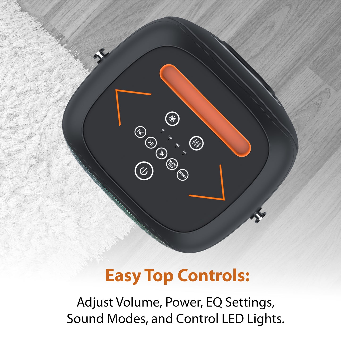 FUSION GLOW - 2x 5" Portable Bluetooth® Speaker