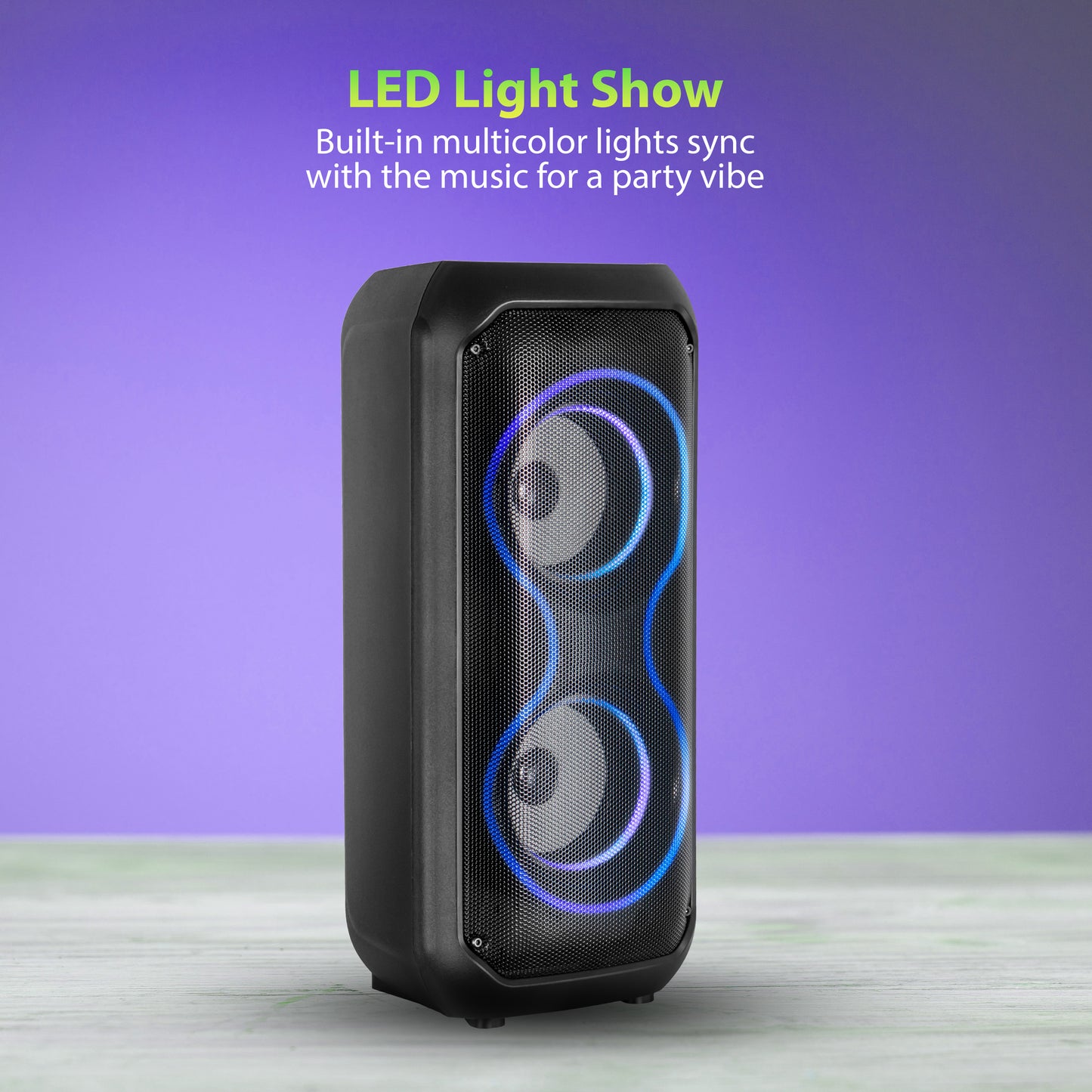 2x 4" Portable Bluetooth® Speaker