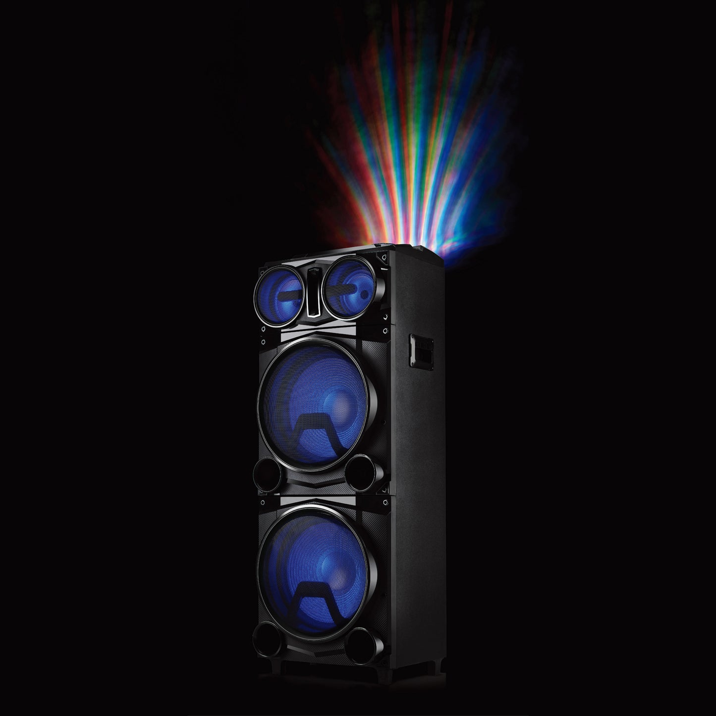 2x 15" Bluetooth® Party Speaker with Laser Light Show