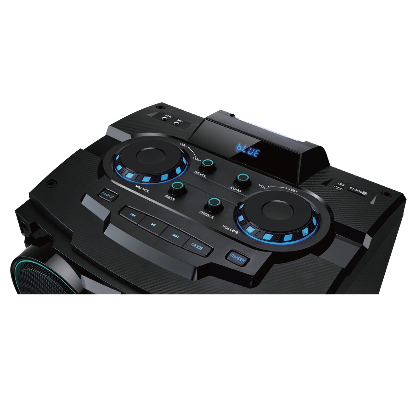 2x 15" Bluetooth® Party Speaker with Laser Light Show