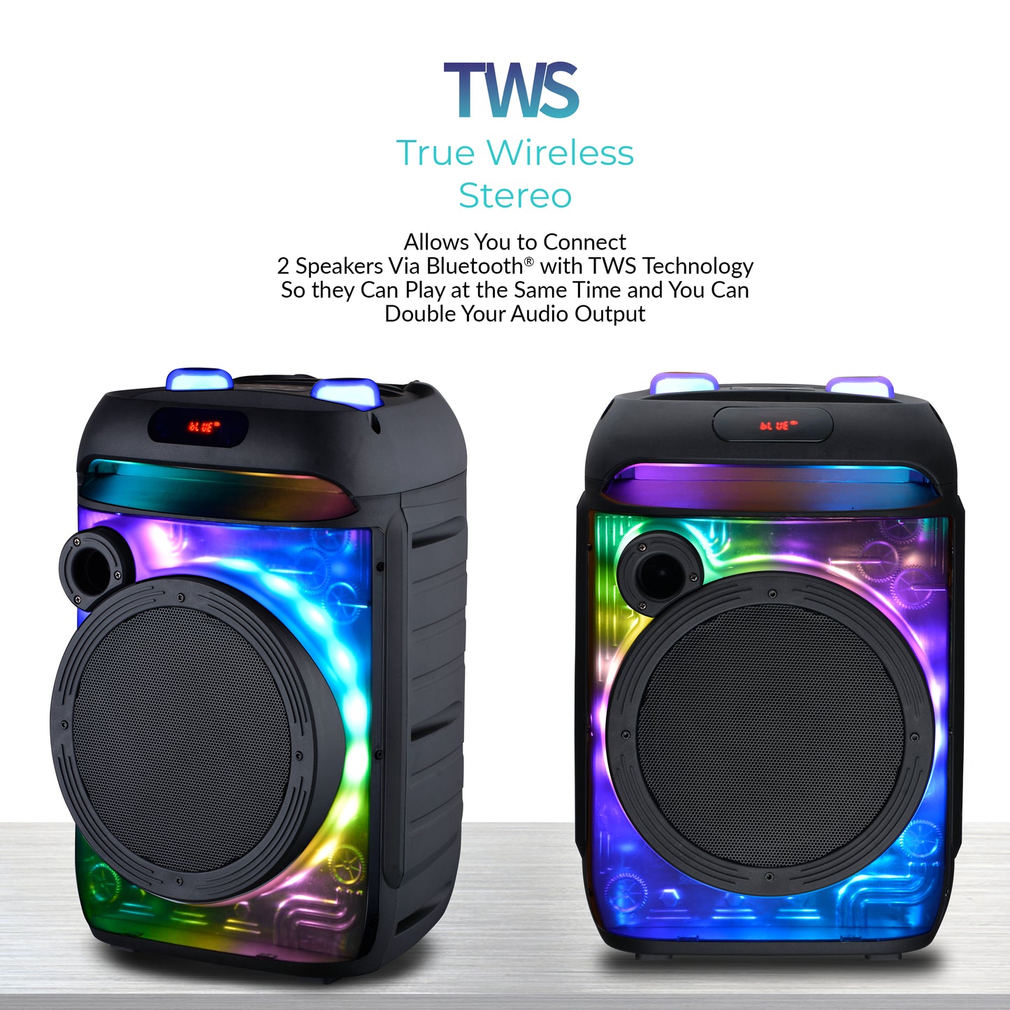 CYBER FLEX8 - 8" Portable Bluetooth® Speaker