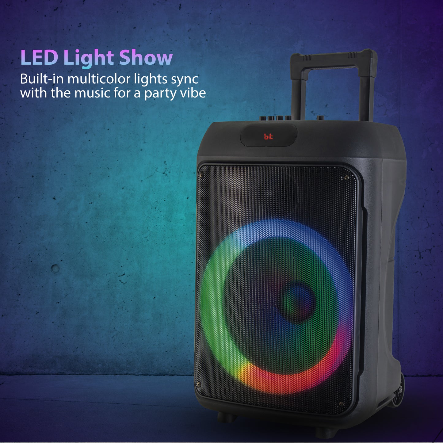 12" Portable Bluetooth® Party Speaker