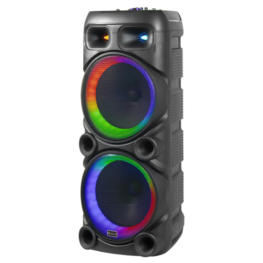 2x 12" Portable Bluetooth® Party Speaker