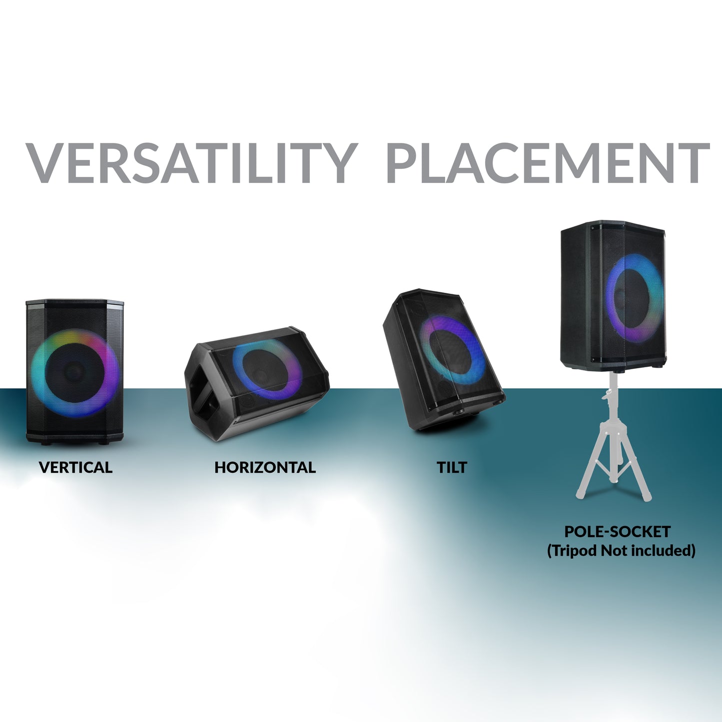 8" Portable Bluetooth® Speaker