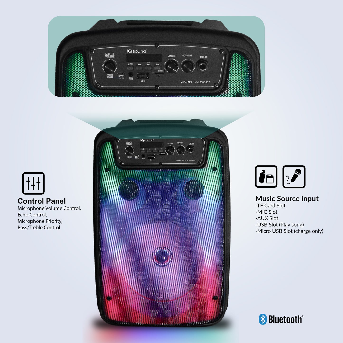 8" Bluetooth® Speaker FIRE BOX