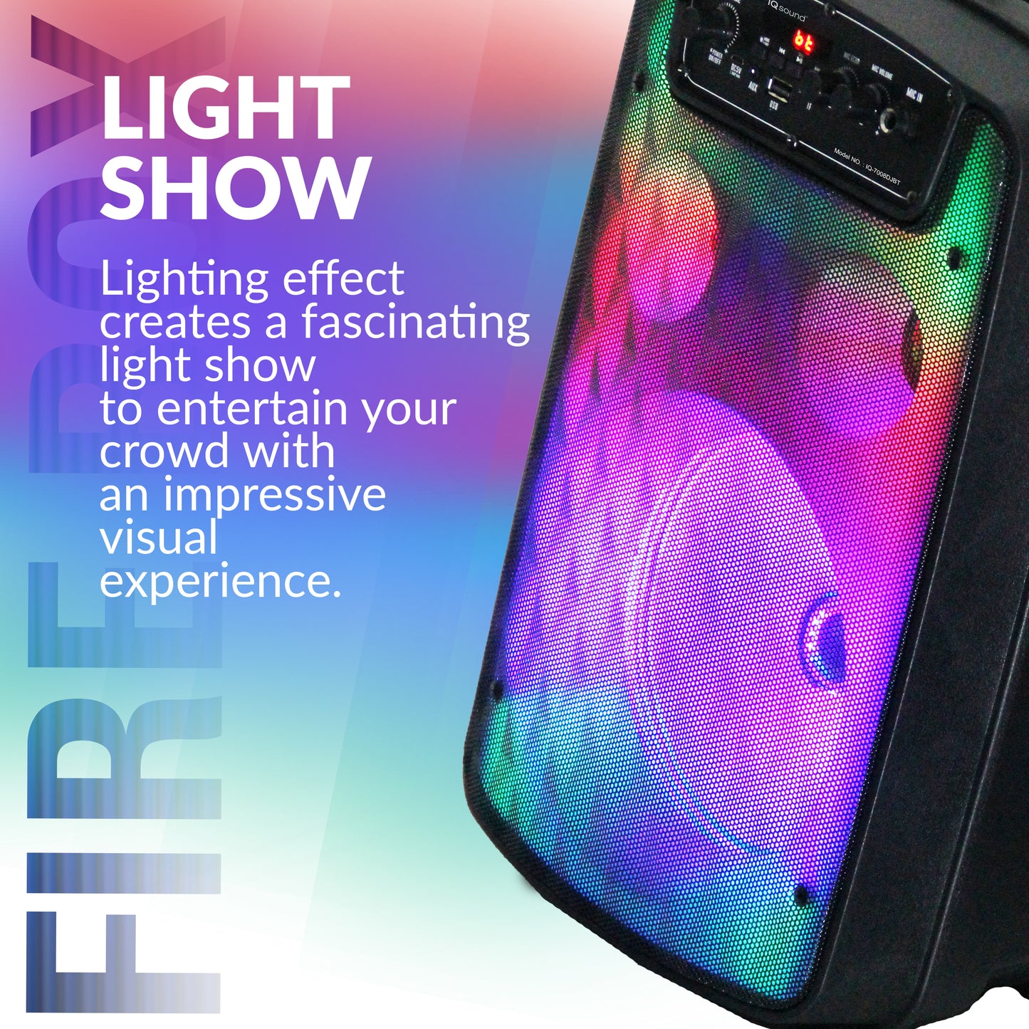 8" Bluetooth® Speaker FIRE BOX
