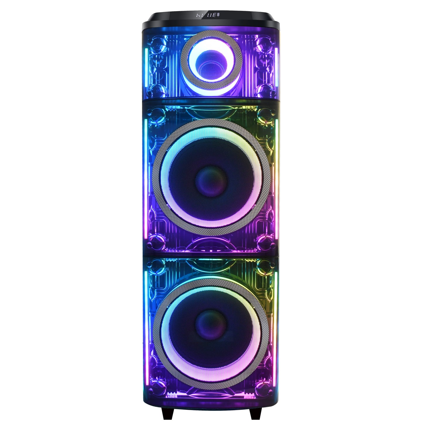 CYBER FLEX 2x 12" Portable Bluetooth® Party Speaker