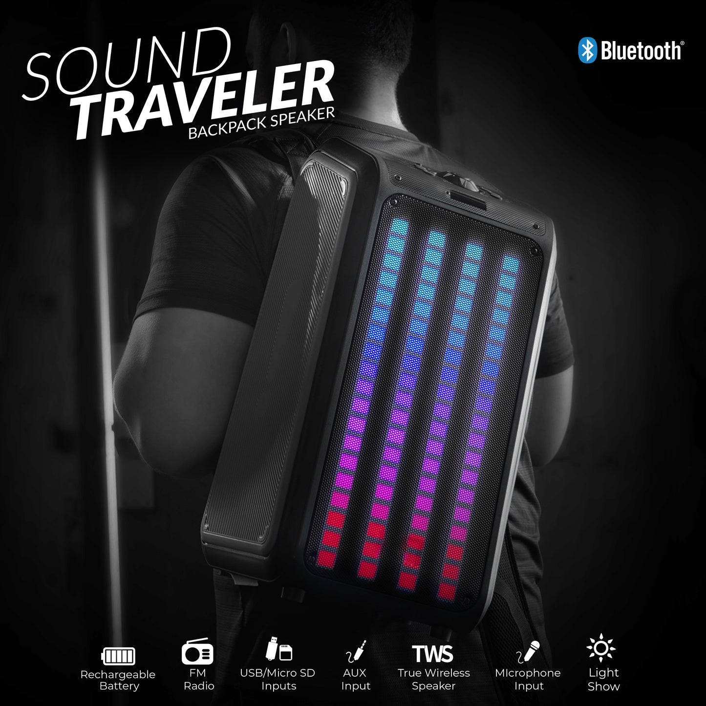 SOUND TRAVELER- Backpack Speaker