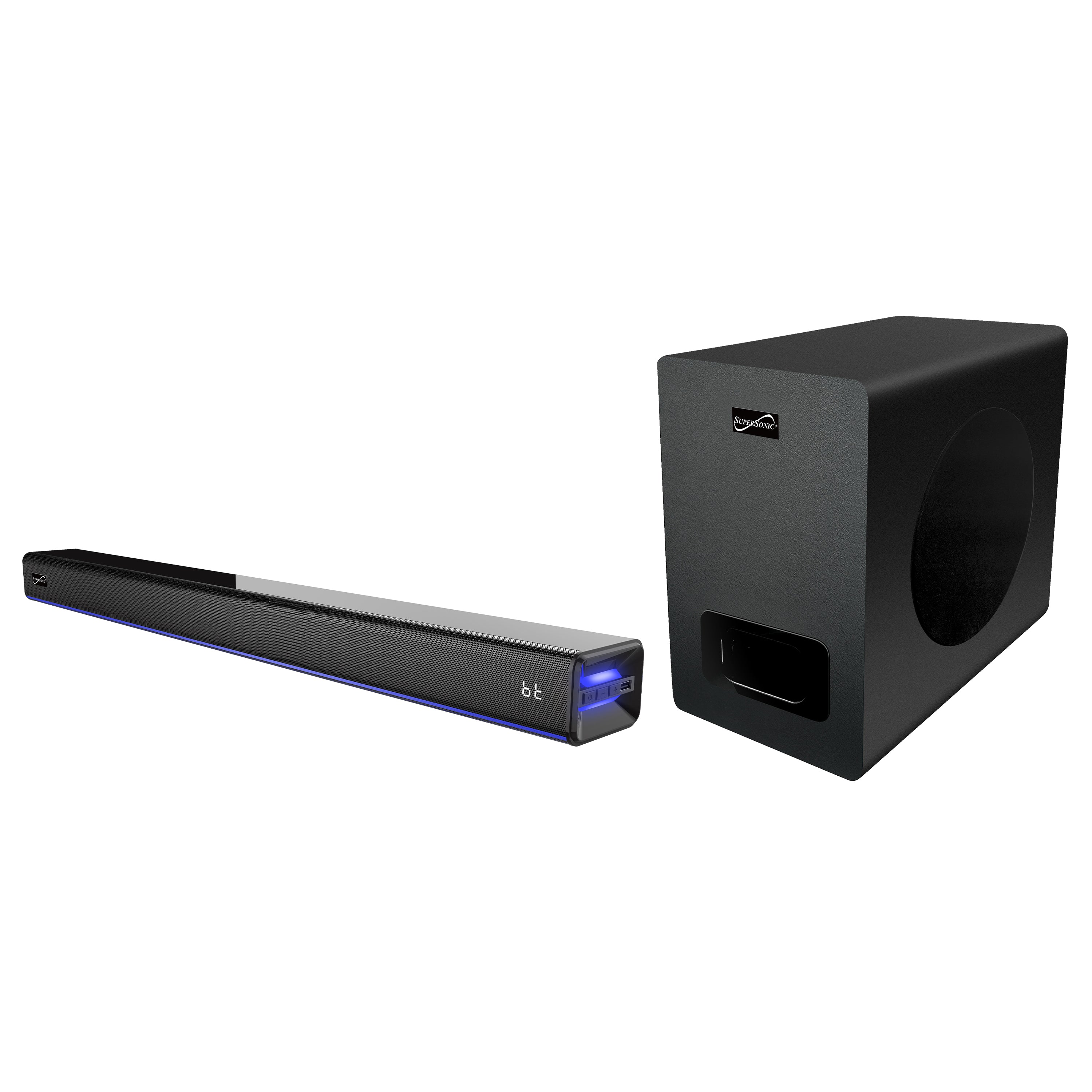 Bluetooth® Soundbar with Wireless Subwoofer 80W