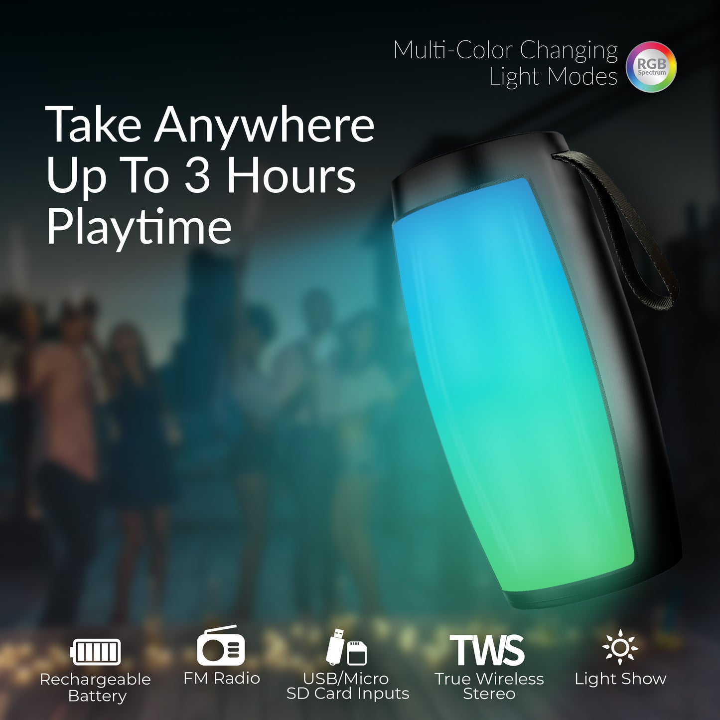 PORTABLE BLUETOOTH® SPEAKER