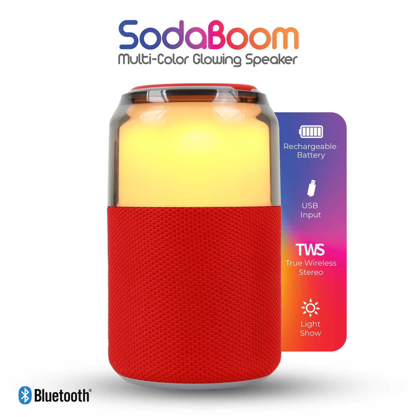 SodaBoom Portable Bluetooth® Speaker