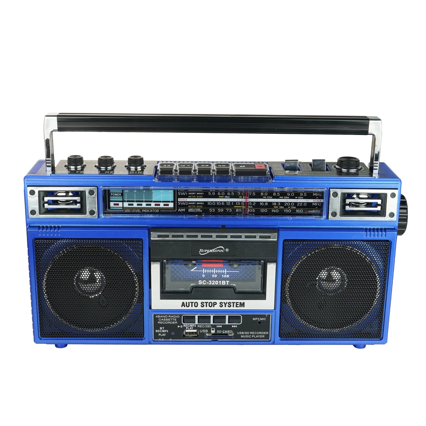 4 Band Radio & Cassette Player + Cassette To Mp3 Converter & Bluetooth