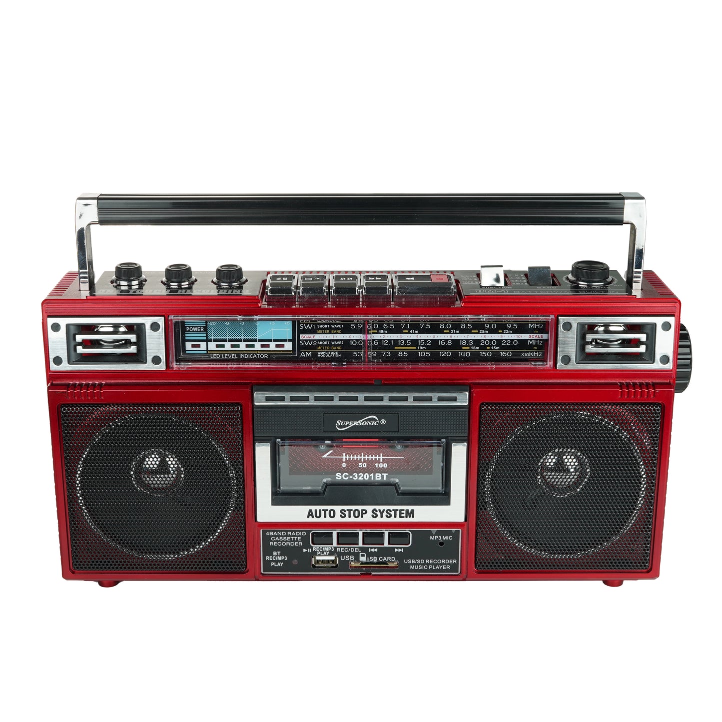 4 Band Radio & Cassette Player + Cassette To Mp3 Converter & Bluetooth