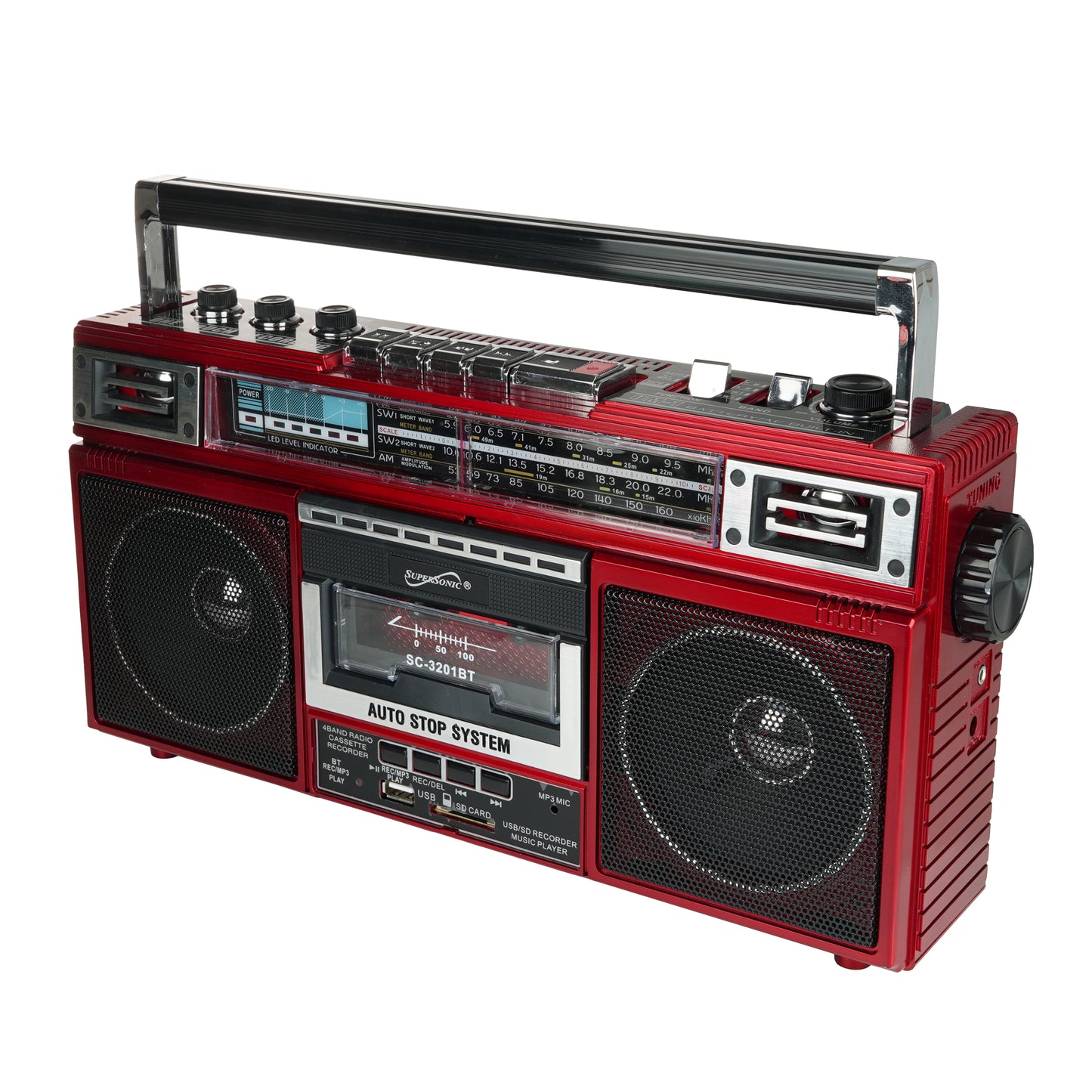 4 Band Radio & Cassette Player + Cassette To Mp3 Converter & Bluetooth