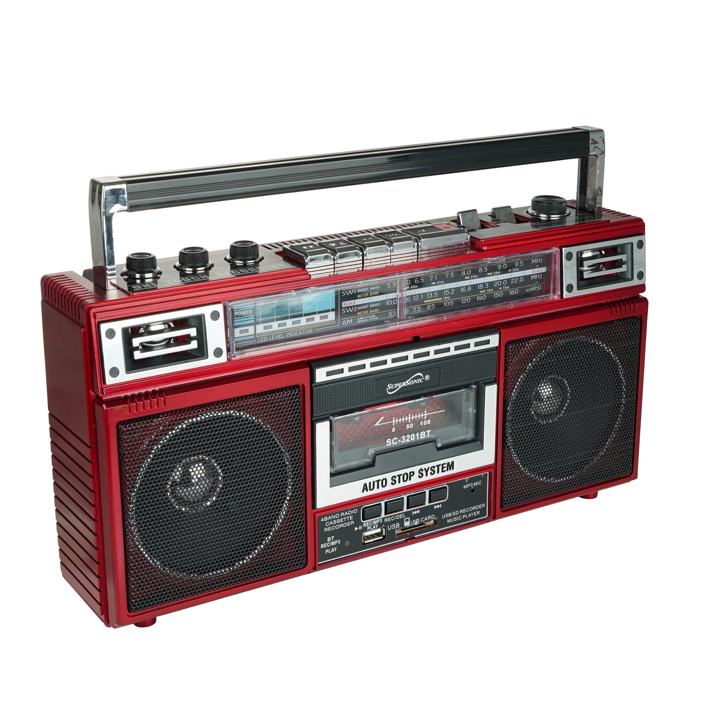 4 Band Radio & Cassette Player + Cassette To Mp3 Converter & Bluetooth