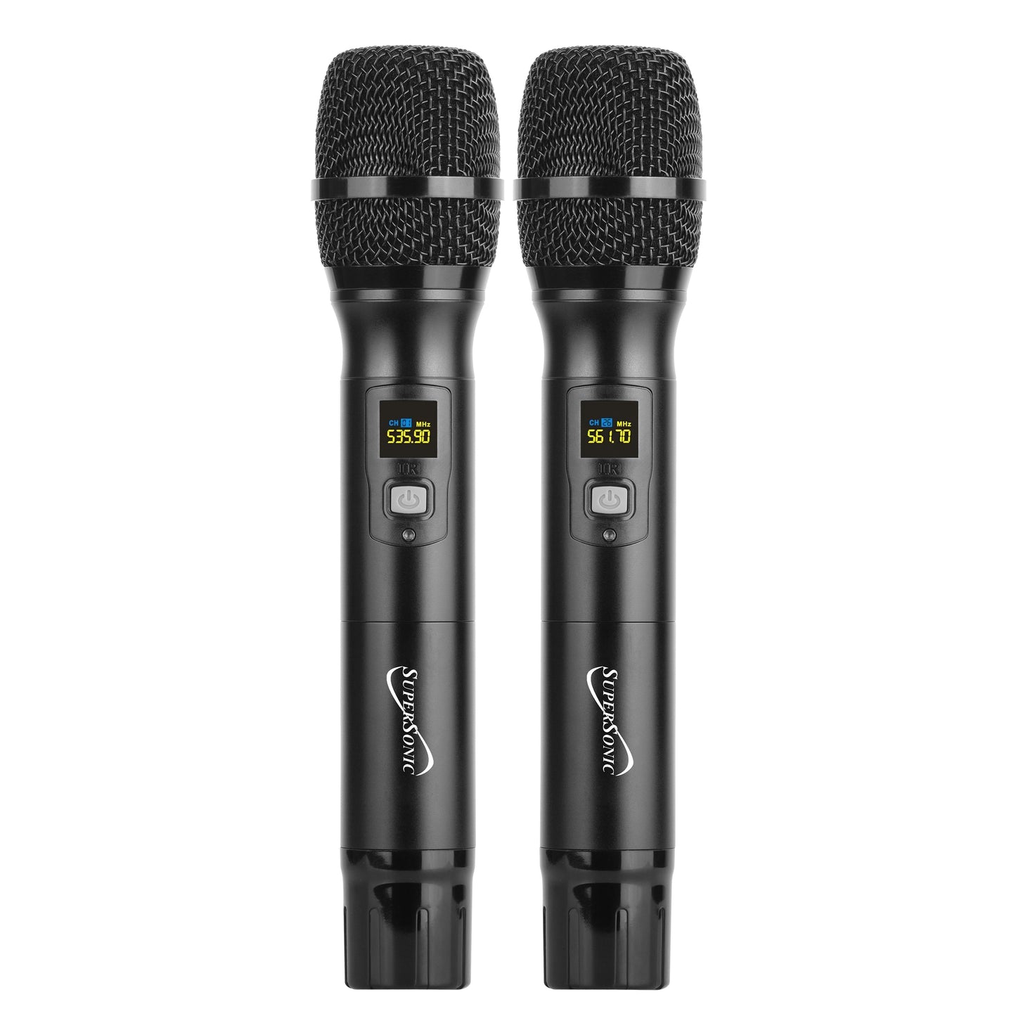 UHF Dual Fixed Channel Wireless Microphone System