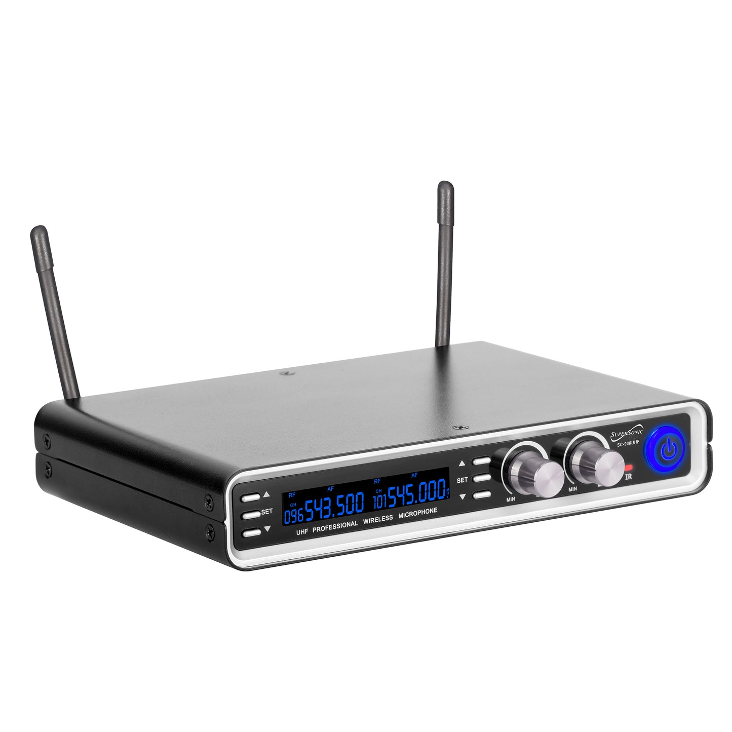 UHF Dual Selectable Channel Wireless Microphone System