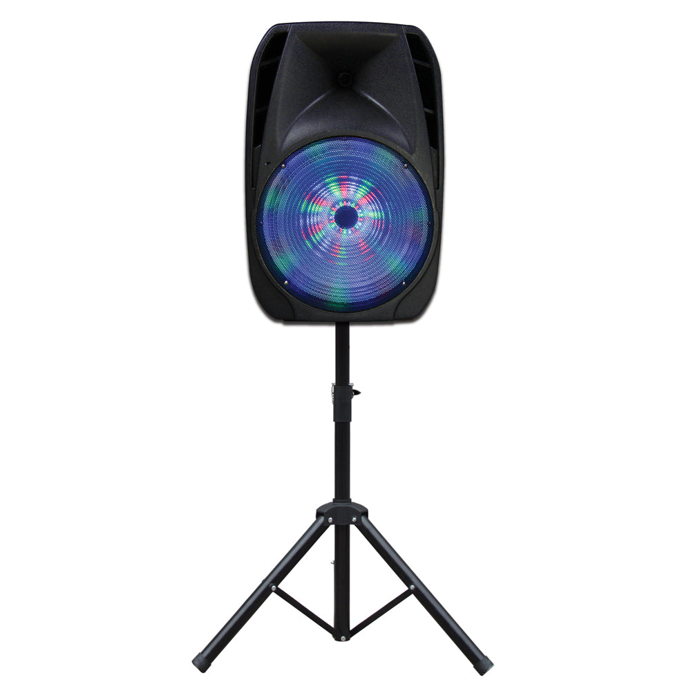 15” Professional Bluetooth Speaker with Tripod Stand