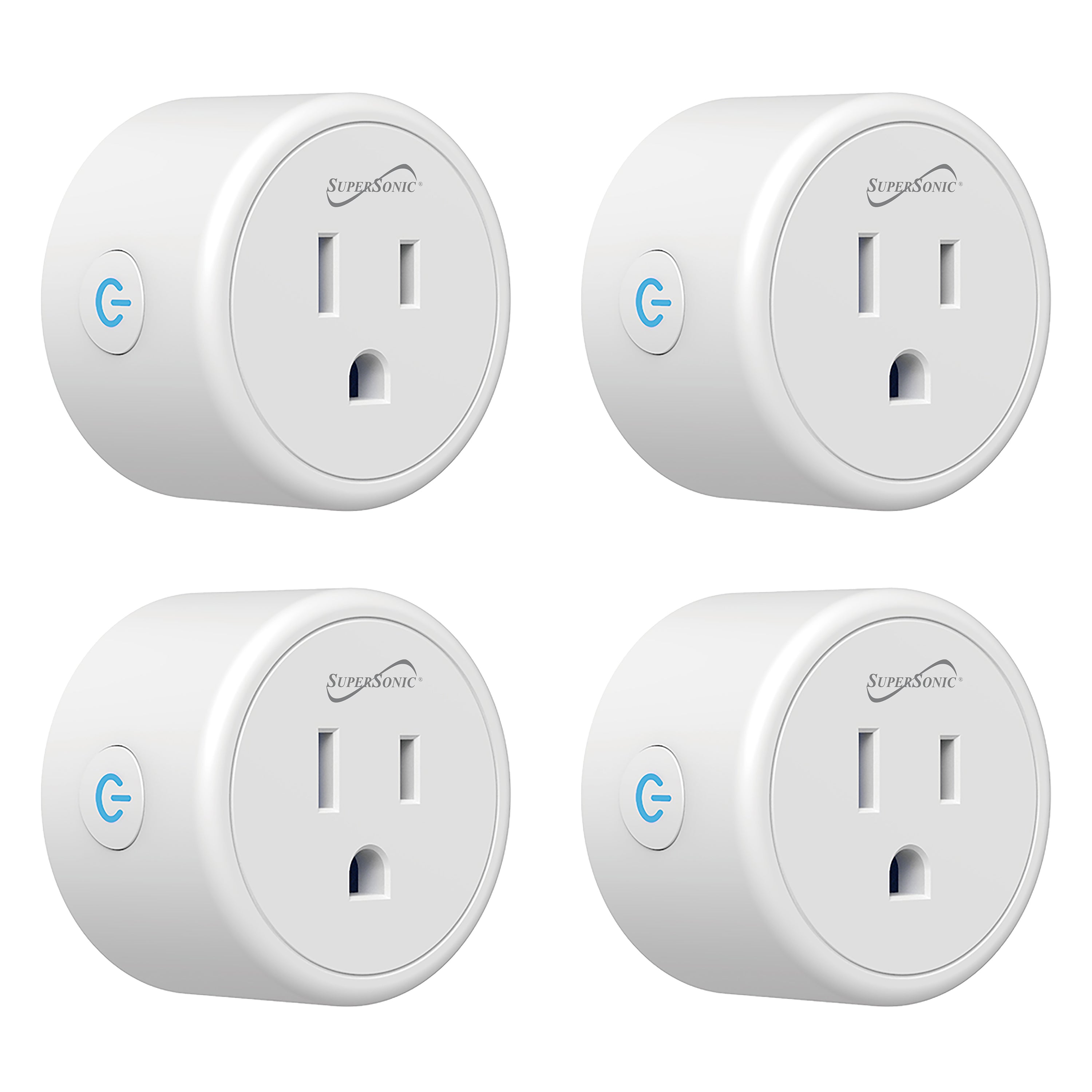 Smart Plug, Mini Wifi Outlet 4-Pack – Supersonic Inc