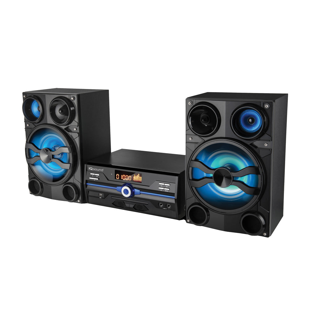 HiFi Multimedia Audio System with Bluetooth, and AUX/USB/Mic