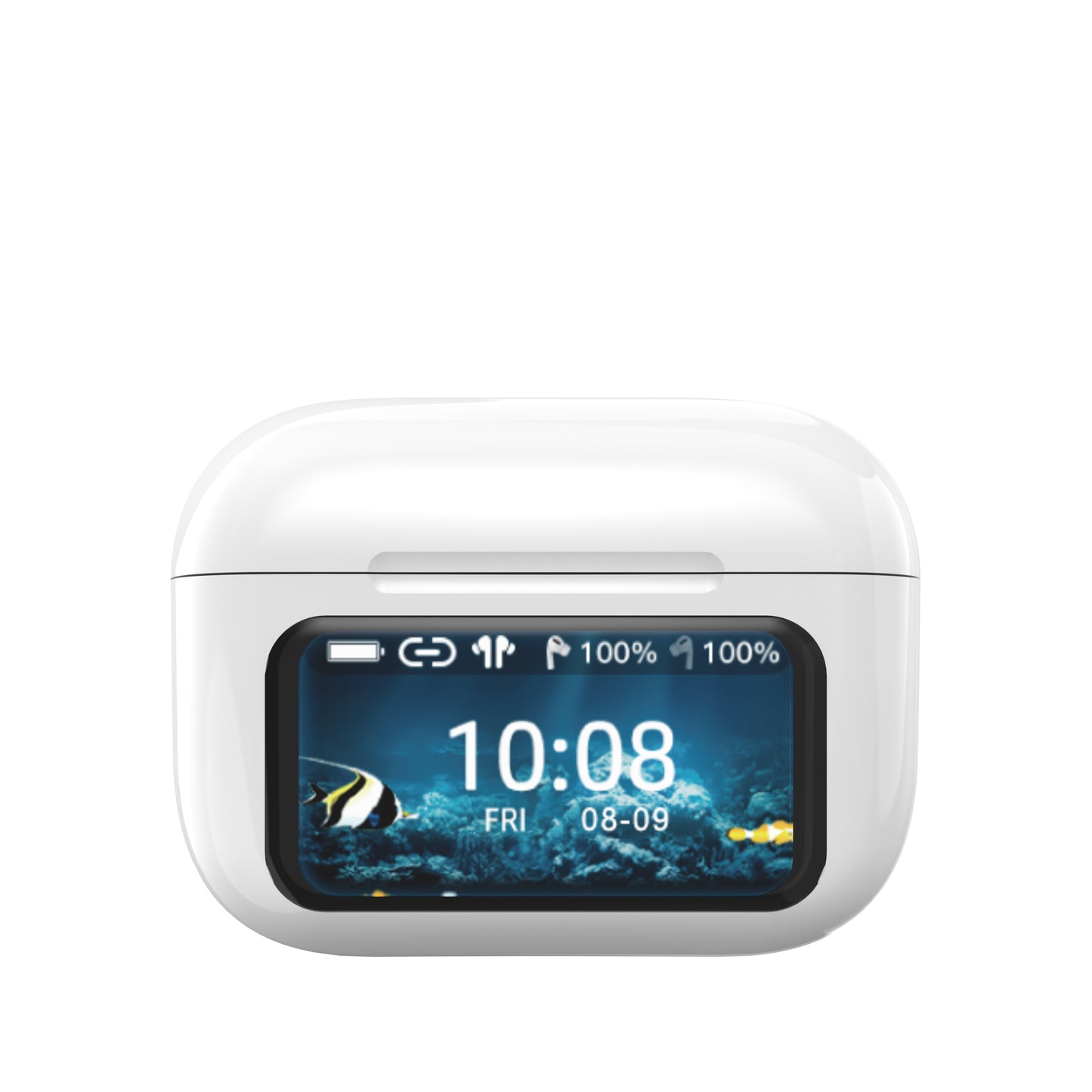 ANC & ENC Earbuds with LED Power Display Charging Case