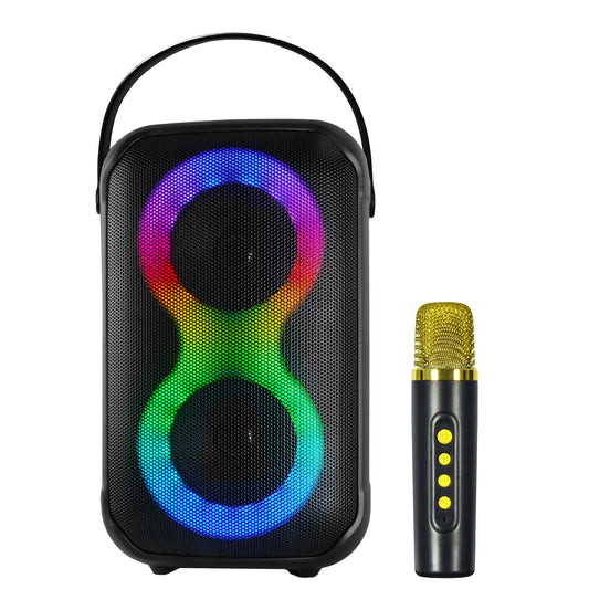 Karaoke Kraze - 2x 4" Portable Bluetooth® Speaker