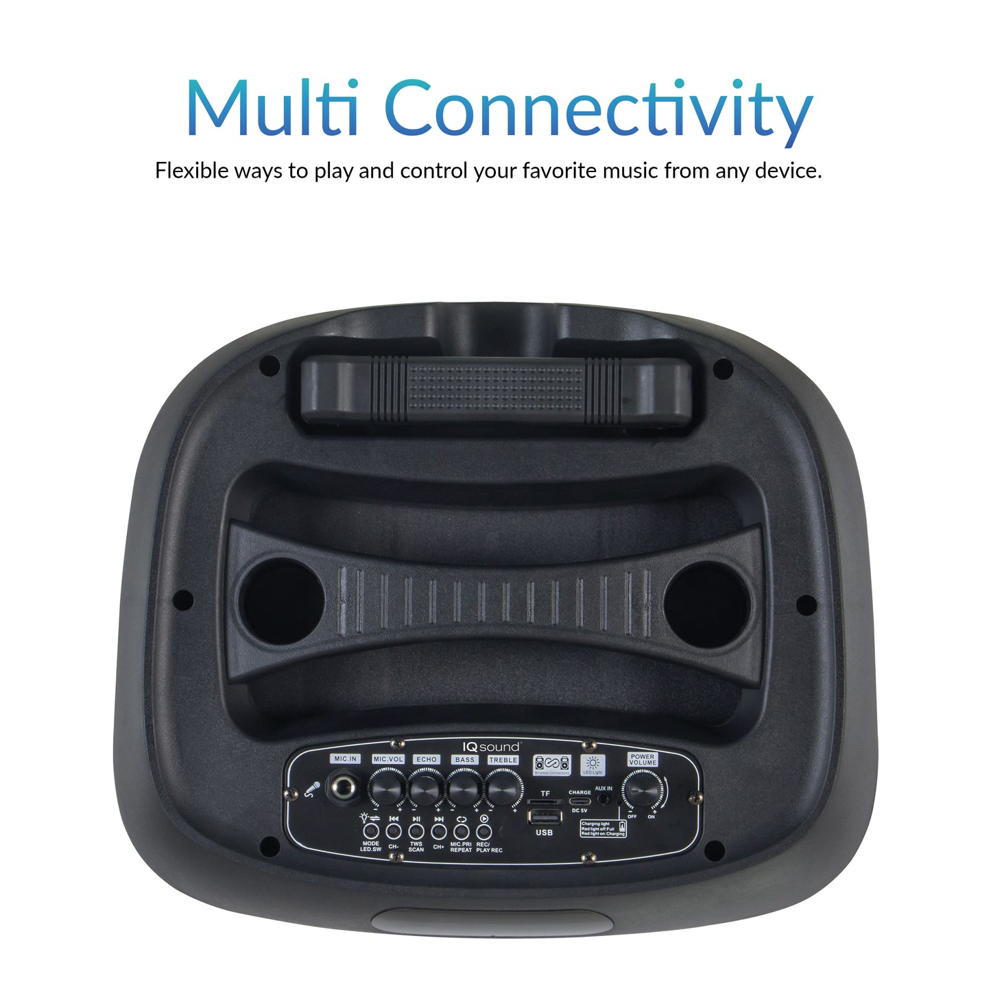 12" Portable Bluetooth® Party Speaker