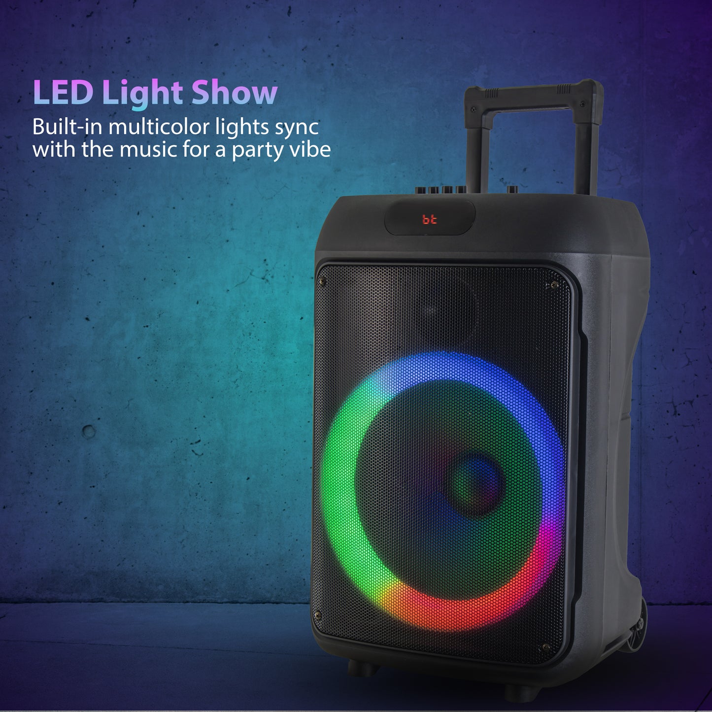 12" Portable Bluetooth® Party Speaker