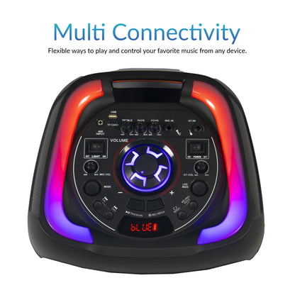 2x 12" Portable Bluetooth® Party Speaker