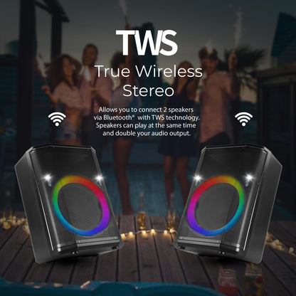 12" Portable Bluetooth® Party Speaker