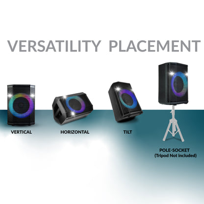 12" Portable Bluetooth® Party Speaker