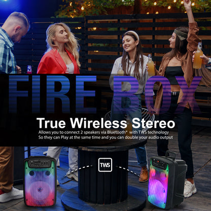 8" Bluetooth® Speaker FIRE BOX