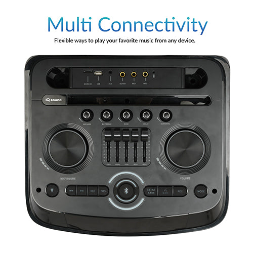 CYBER FLEX 2x 12" Portable Bluetooth® Party Speaker