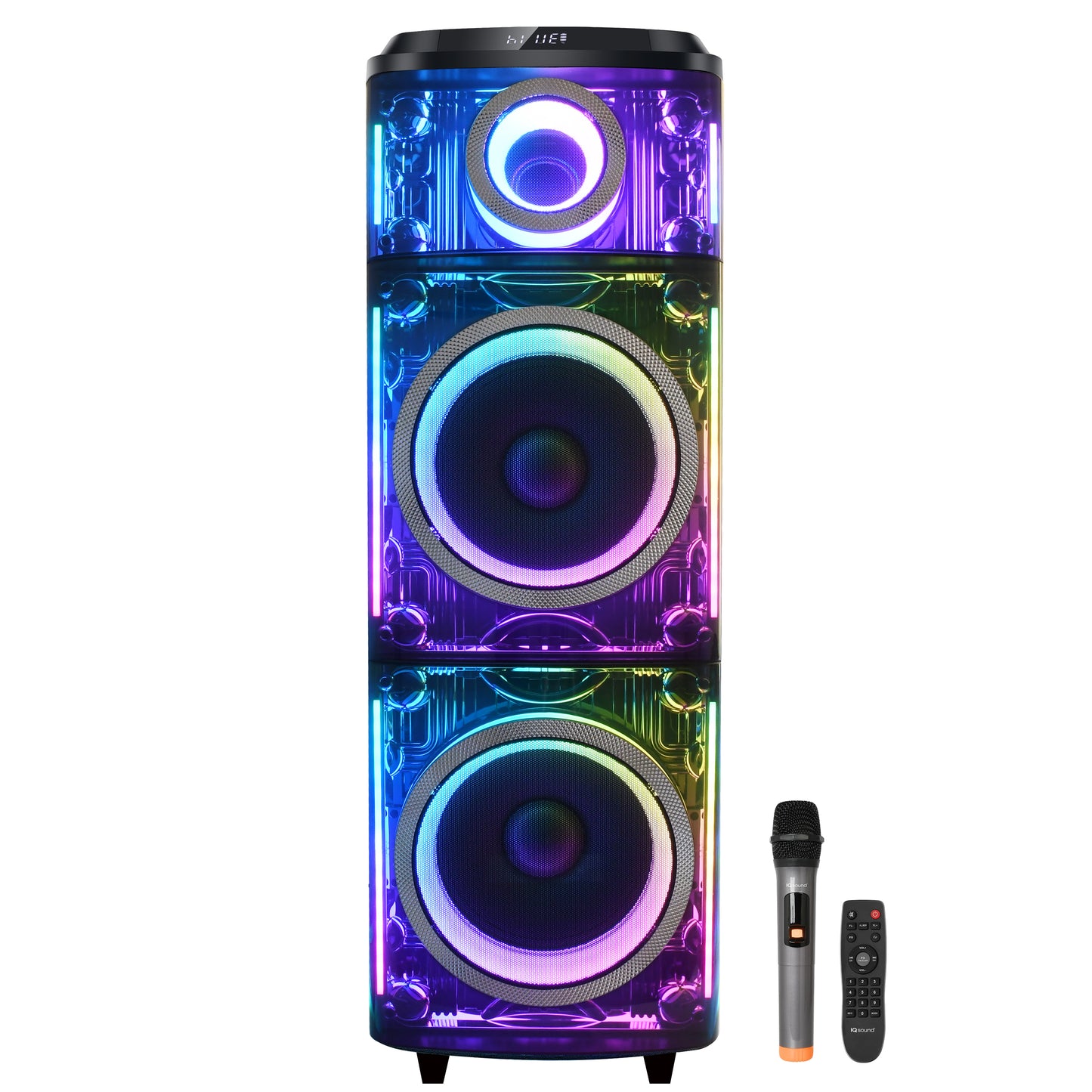 CYBER FLEX 2x 12" Portable Bluetooth® Party Speaker