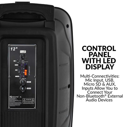 12" Portable Bluetooth® Party Speaker