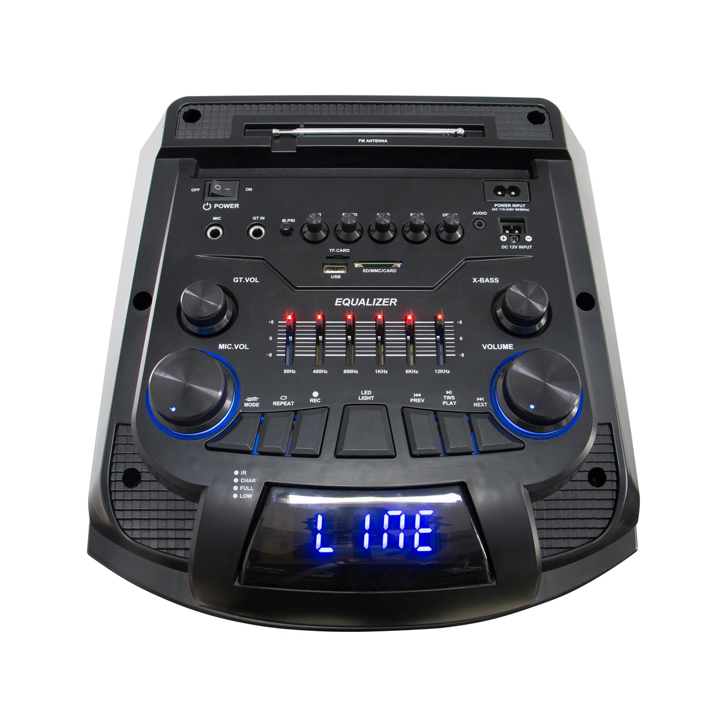3x 10" Portable Bluetooth® Party Speaker