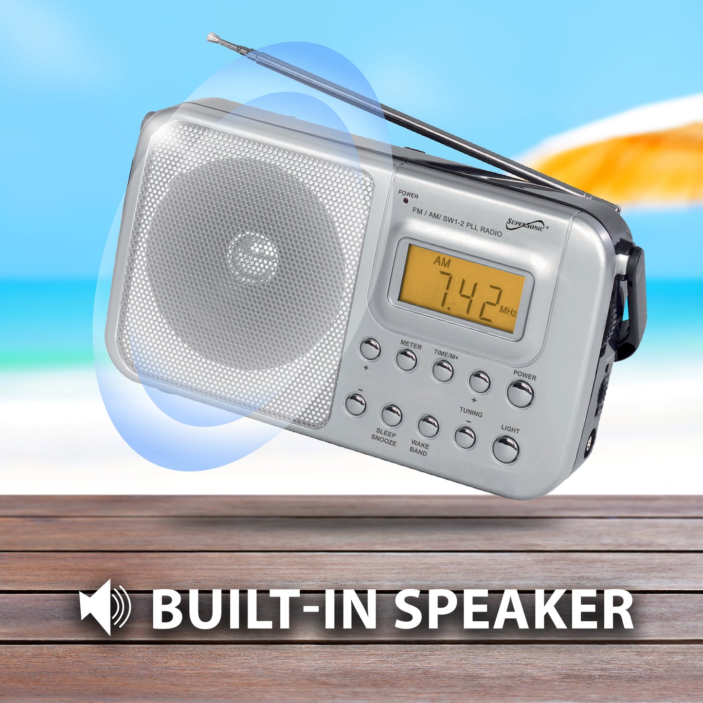 4 Band Am/fm/sw1-2 Pll Radio