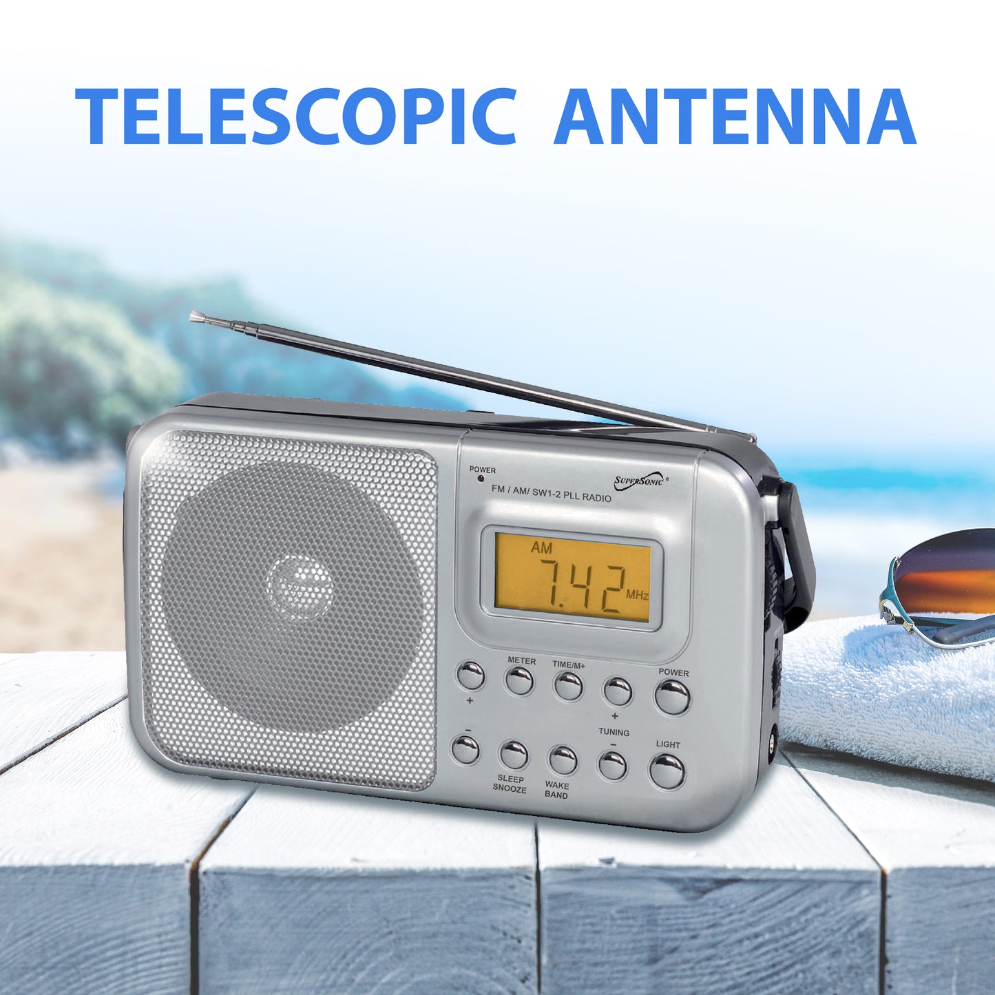 4 Band Am/fm/sw1-2 Pll Radio