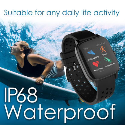 1.4” Touch Screen Smartwatch with Body Temperature Monitor