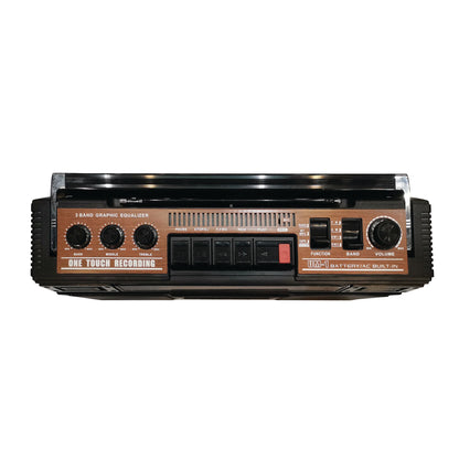 4 Band Radio & Cassette Player + Cassette To Mp3 Converter & Bluetooth