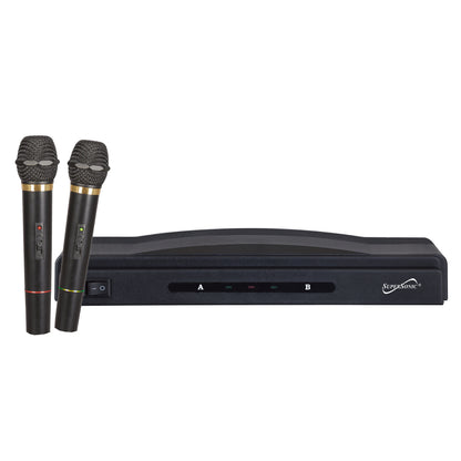 Professional Dual Wireless Microphone System