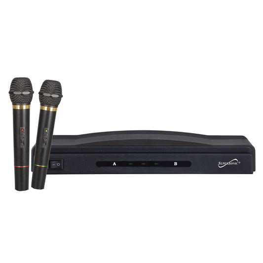 Professional Dual Wireless Microphone System