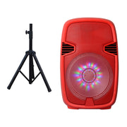 15” Portable Bluetooth® Speaker With Stand