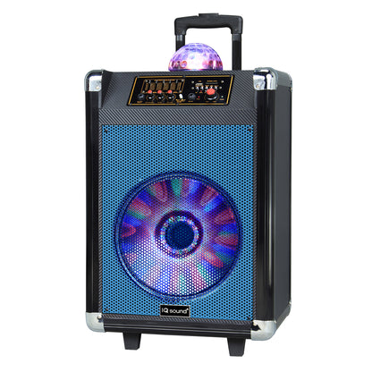 12” Portable Bluetooth® Speaker with Disco Ball Light