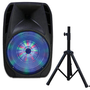 15” Professional Bluetooth Speaker with Tripod Stand