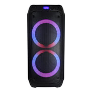 2x 8” Portable Bluetooth® Speaker with Light Show