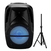 15” Portable Speaker with Stand and True Wireless Technology