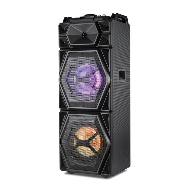 2 X 10”professional Bluetooth® Speaker With Drum Kit Panel