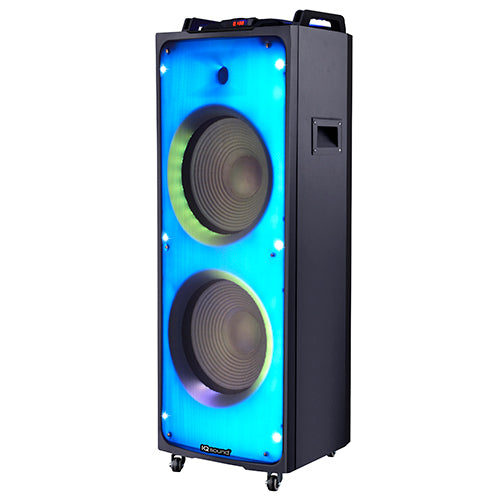 2 x 15” Portable Bluetooth® Speaker with True Wireless Technology