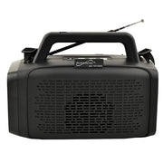 Solar Power Bluetooth Speaker with FM Radio & LED Flashlight
